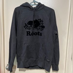 ROOTS GREY PULLOVER SWEATER